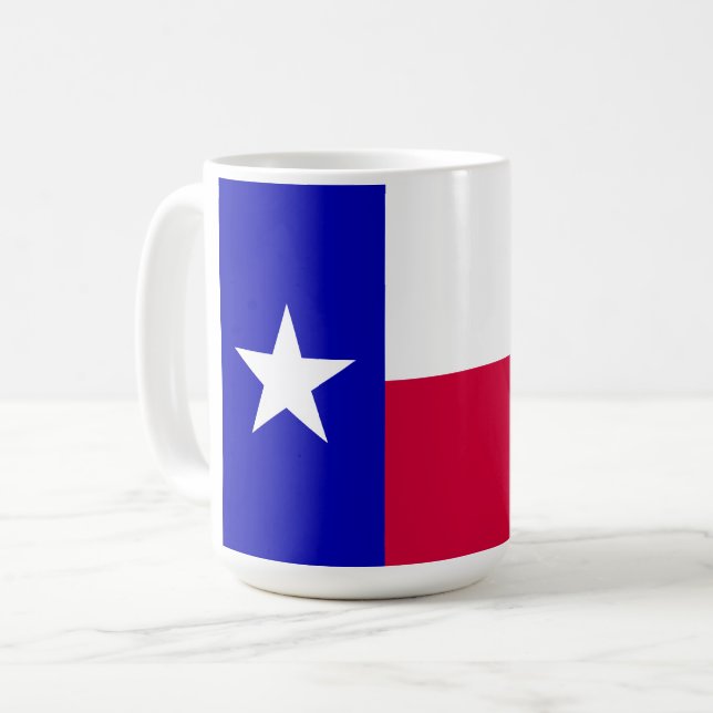 Texas Statlig flagga Kaffemugg (Framsida vänster)