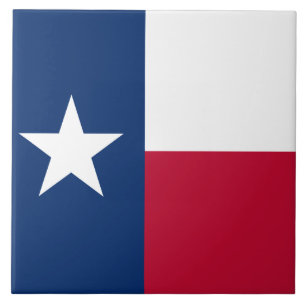 Texas statlig flagga kakelplatta