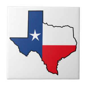 Texas Statlig flagga Kakelplatta