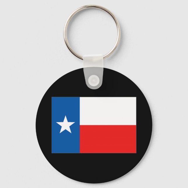 Texas Statlig flagga Keychain Nyckelring (Framsida)