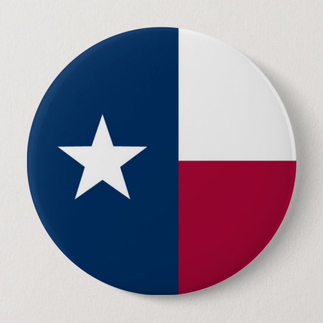 Texas statlig flagga knapp (Framsida)