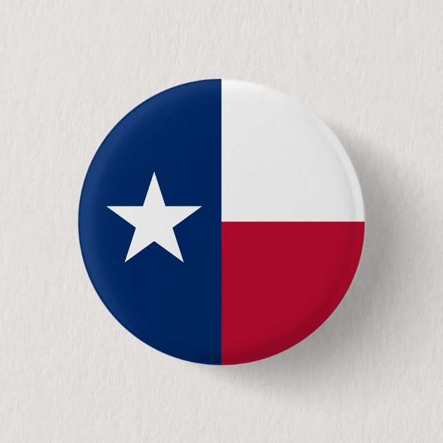 Texas Statlig flagga Knapp (Framsida)