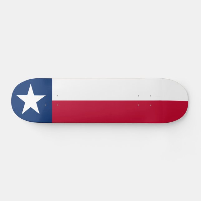 Texas Statlig flagga Mini Skateboard Bräda 18,5 Cm (Horz)
