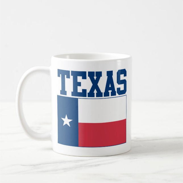 Texas Statlig flagga Mugg (Vänster)
