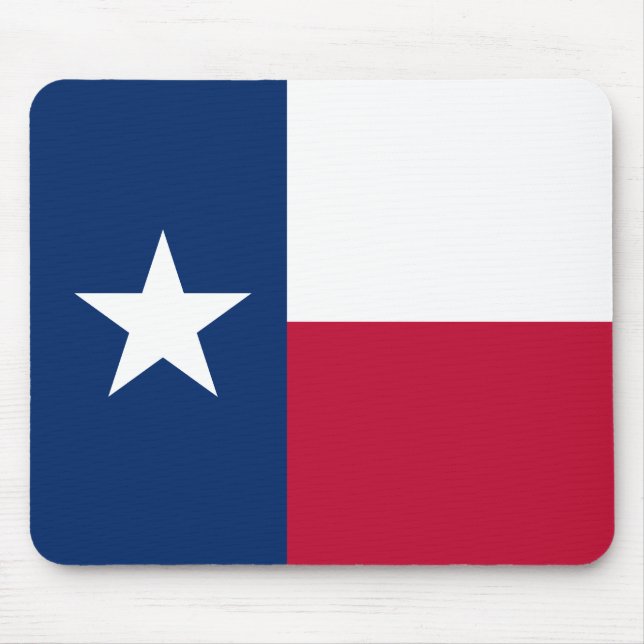 Texas Statlig flagga Musmatta (Framsidan)