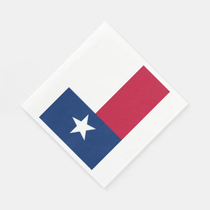 Texas statlig flagga pappersservett