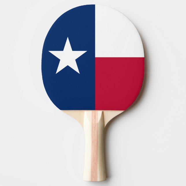 Texas Statlig flagga Pingisracket (Framsidan)