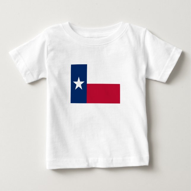 Texas Statlig flagga T Shirt (Framsida)