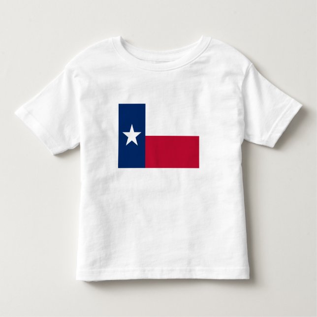 Texas Statlig flagga T Shirt (Framsida)