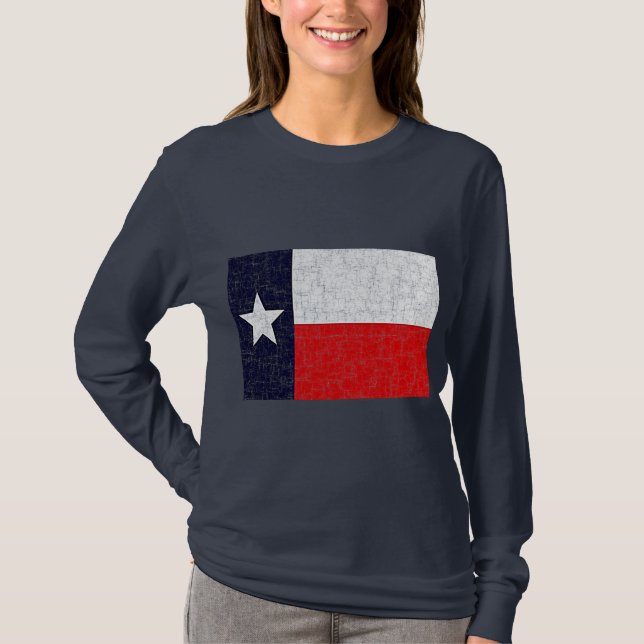 TEXAS STATLIG FLAGGA T SHIRT (Framsida)