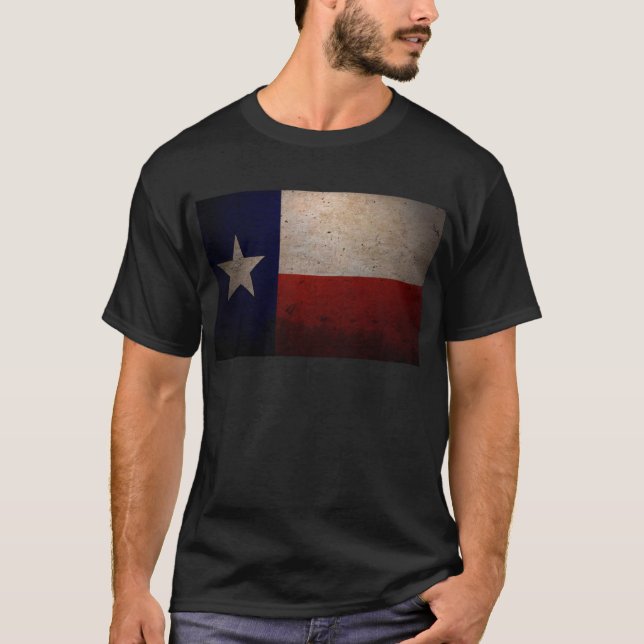 Texas statlig flagga tee (Framsida)