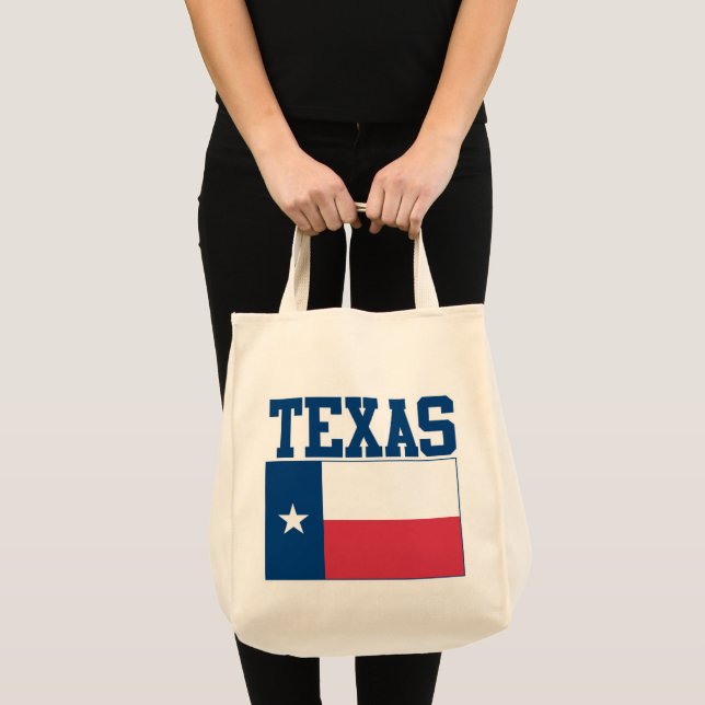 Texas Statlig flagga Tote Bag Tygkasse (Framsida (produkt))