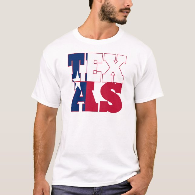 Texas statlig flagga tröja (Framsida)