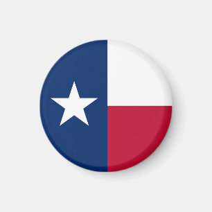 Texas Statlig flagga USA Magnet