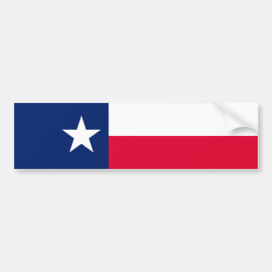 Texas statlig flaggadesign bildekal