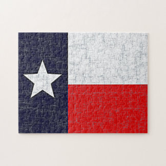 TEXAS STATLIG FLAGGApussel Pussel