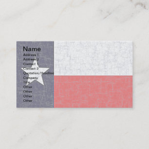 TEXAS STATLIG FLAGGAvisitkortar Visitkort