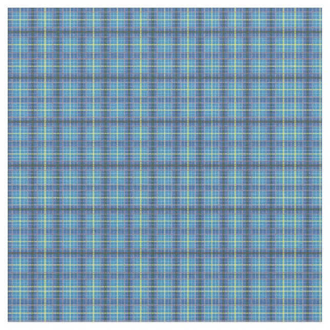 Texas statlig Tartan Tyg (Närbild)