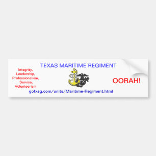 Texas statlig vakt bildekal