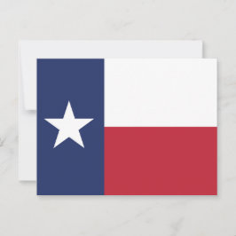 Texas statliga flaggans ikoniska Lone Star-patriot Vykort