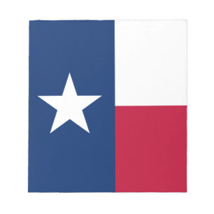 Texas statsflagga anteckningsblock