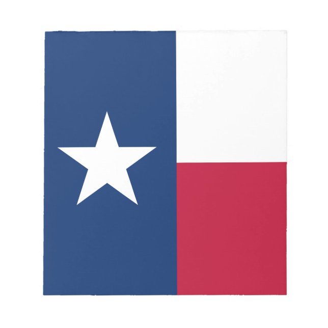 Texas statsflagga anteckningsblock (Framsida)