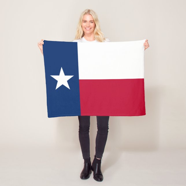Texas statsflagga fleecefilt (På plats)