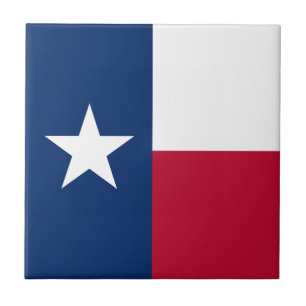 Texas statsflagga kakelplatta