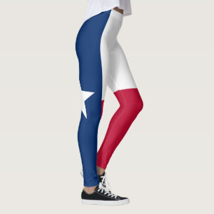 Texas statsflagga leggings