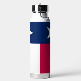 Texas statsflagga Rostfritt stål vattenflaska