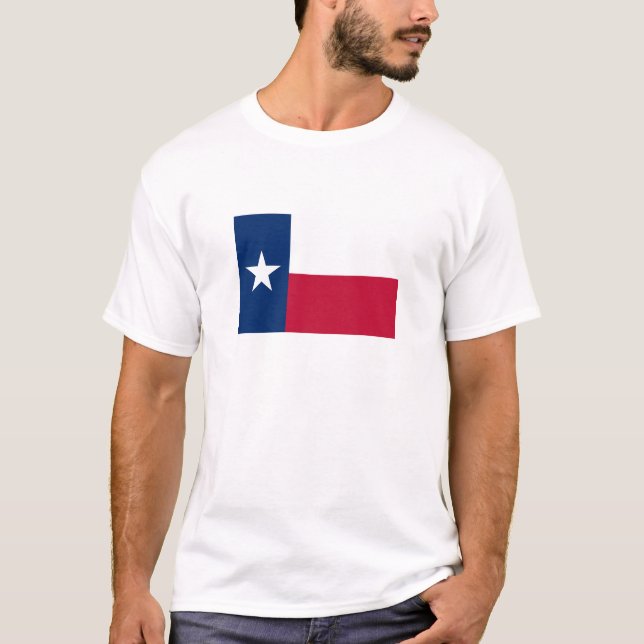Texas statsflagga t shirt (Framsida)