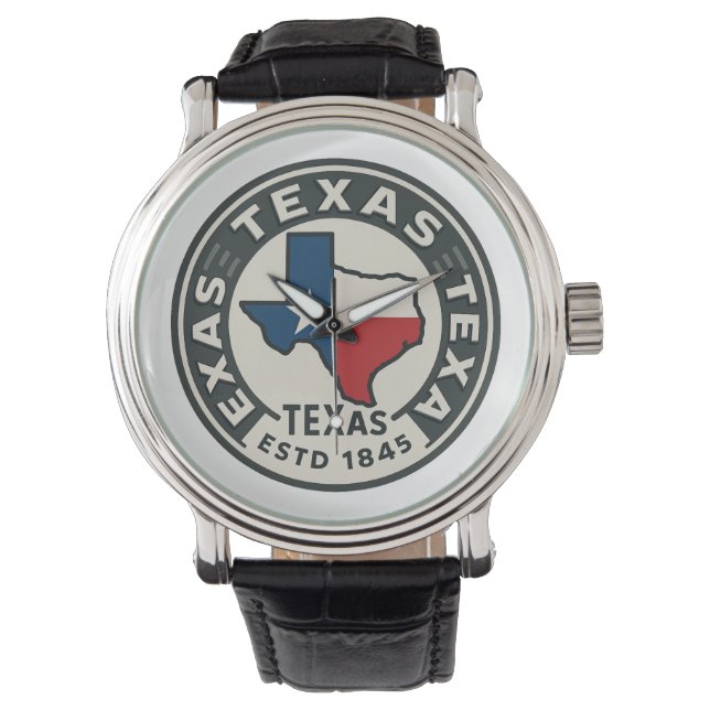 Texas statspräde armbandsur (Framsida)