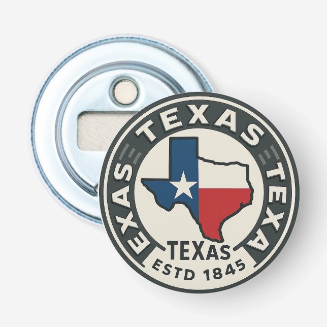 Texas statspräde flasköppnare (Framsidan)