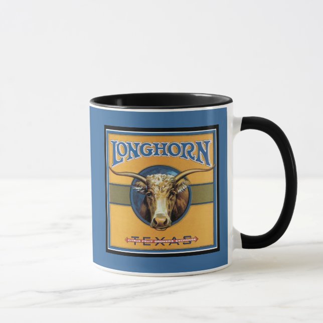 Texas Steer Longhorn Mugg (Höger)