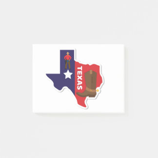 Texas Stil Post-it Block