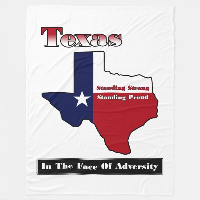 Texas Stong Strong Fleecefilt (Framsidan)