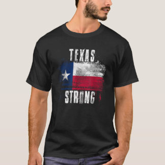 Texas Strong Distress Flagga Texan Pride T Shirt