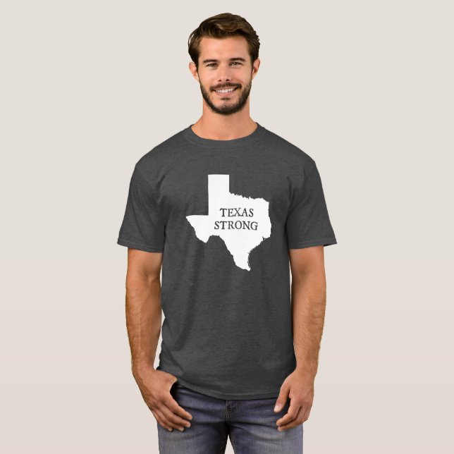 Texas Strong Manar Cotton T-Shirt (Hel framsida)