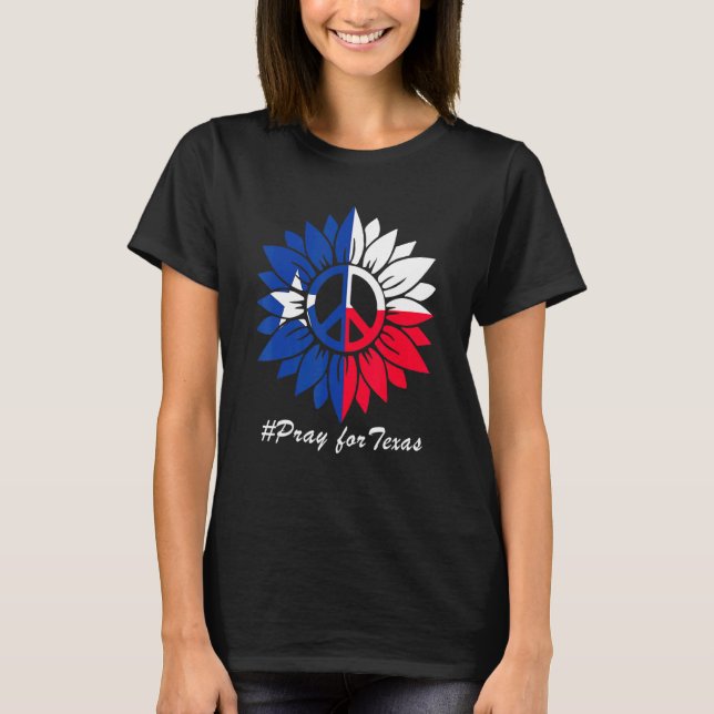 Texas Strong Pray for Texas Studenter Kids 1 T Shirt (Framsida)