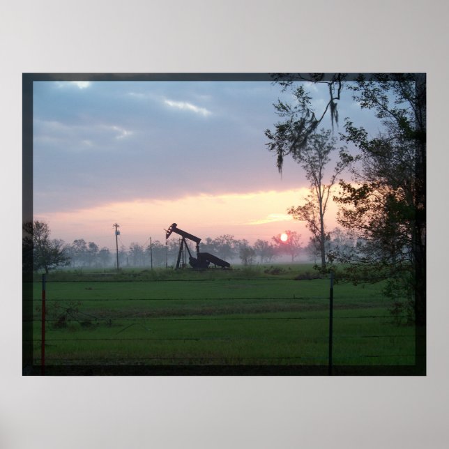 Texas Sunset Print Poster (Framsidan)