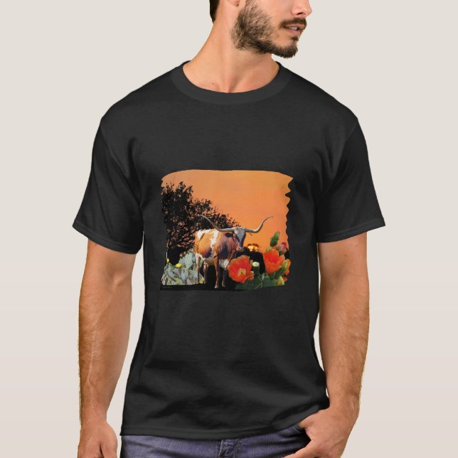 Texas sunset t shirt (Framsida)