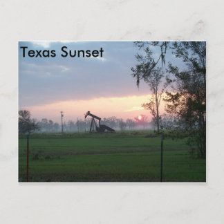 Texas Sunset Vykort