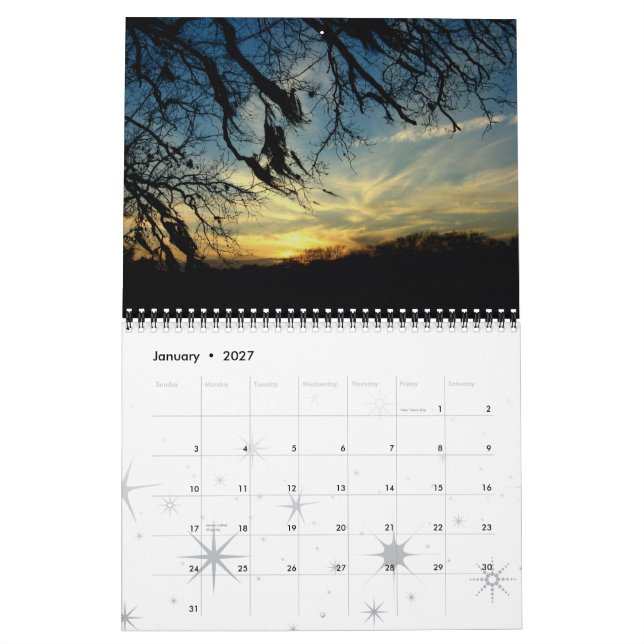Texas Sunsets Calendar 2010 Kalender (Jan 2027)