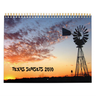 Texas Sunsets Calendar 2010 Kalender