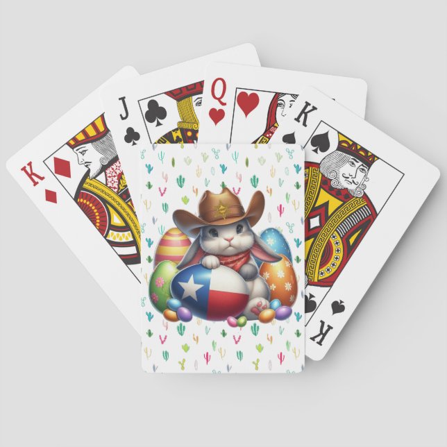 Texas/sydvästra påskhar sheriff casinokort (Baksidan)