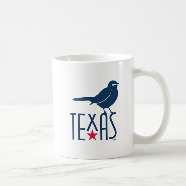 Texas symboler, Mockingbird Kaffemugg (Höger)