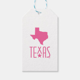 Texas symboler, Texas, rosa Presentetikett