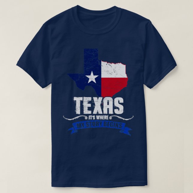 Texas T Shirt (Design framsida)