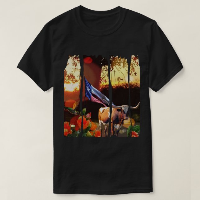 Texas T Shirt (Design framsida)