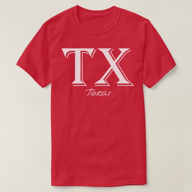 Texas T Shirt (Design framsida)